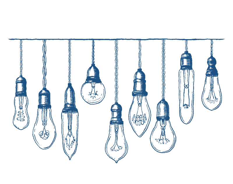 various light bulb of different shapes and sizes
